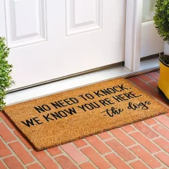 Sale Kirklands Home The Dogs Know You're Here Coir Doormat