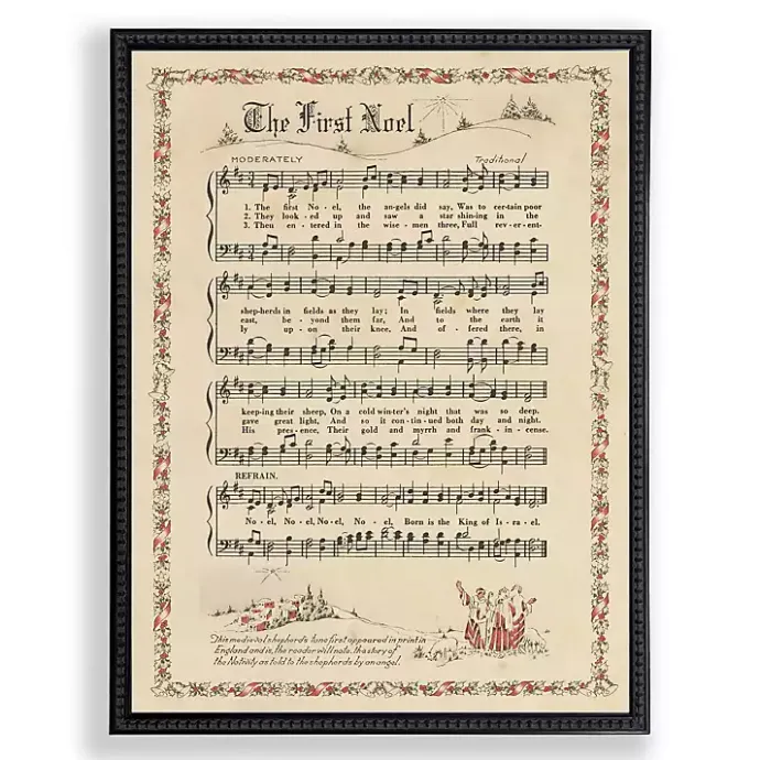 Sale Kirklands Home The First Noel Christmas Hymn Wall Plaque