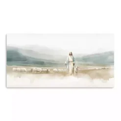 New Kirklands Home The Good Shepherd Canvas Art Print, 60x30 in.