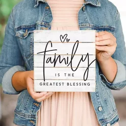 Sale Kirklands Home The Greatest Blessing Wood Wall Plaque White