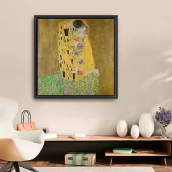 Outlet Kirklands Home The Kiss Framed Canvas Art Print, 30x30 in.