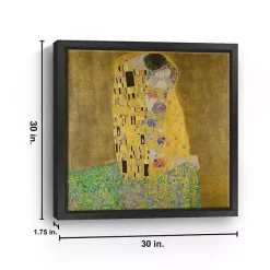 Outlet Kirklands Home The Kiss Framed Canvas Art Print, 30x30 in.