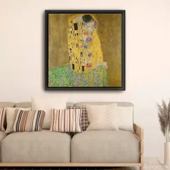 Hot Kirklands Home The Kiss Framed Canvas Art Print, 40x40 in.