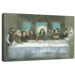 Best Kirklands Home The Last Supper Canvas Art Print by Chandra Savaso Multi