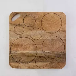 Outlet Kirklands Home The Perfect Square Charcuterie Board Brown