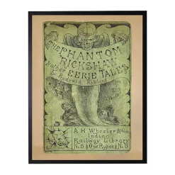 Discount Kirklands Home The Phantom Rickshaw Framed Halloween Wall Plaque Green