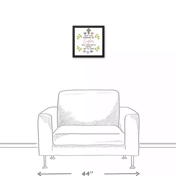 New Kirklands Home The Promise of Easter Framed Canvas Print White