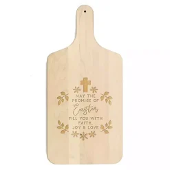 Online Kirklands Home The Promise of Easter Maple Cutting Board Tan
