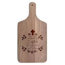 Outlet Kirklands Home The Promise of Easter Walnut Cutting Board Brown