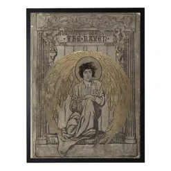 Best Kirklands Home The Raven Book Cover Wall Plaque