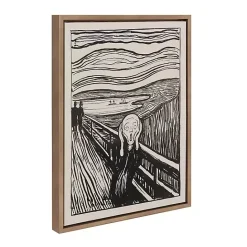 Kirklands Home The Scream Framed Canvas Art Print
