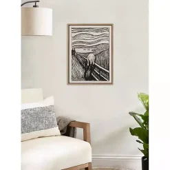 Kirklands Home The Scream Framed Canvas Art Print