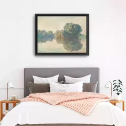 Discount Kirklands Home The Seine at Giverny Framed Canvas Art Print