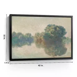 Discount Kirklands Home The Seine at Giverny Framed Canvas Art Print