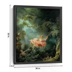 Outlet Kirklands Home The Swing Framed Canvas Art Print Green