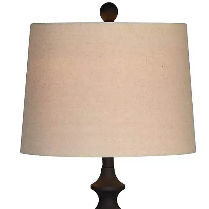 Online Kirklands Home Thelma Matte Black Stem Floor Lamp Tan