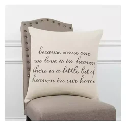 Outlet Kirklands Home There Is A Little Bit Of Heaven In Our Home Pillow