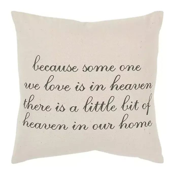 Outlet Kirklands Home There Is A Little Bit Of Heaven In Our Home Pillow