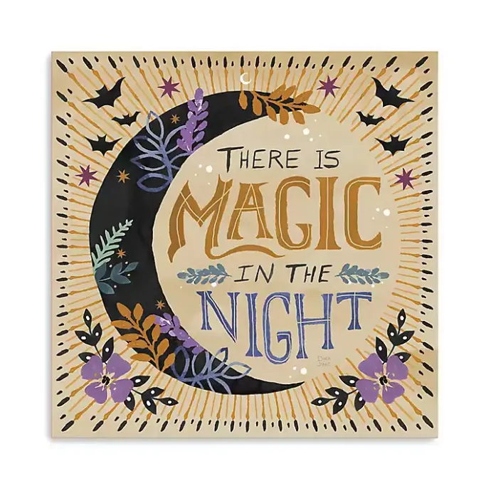 Clearance Kirklands Home There is Magic in the Night Canvas Art Print Yellow