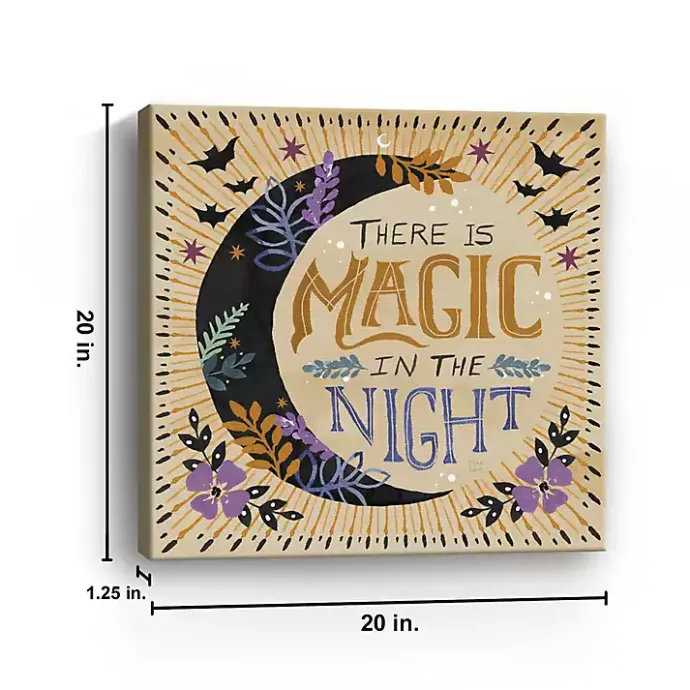 Clearance Kirklands Home There is Magic in the Night Canvas Art Print Yellow