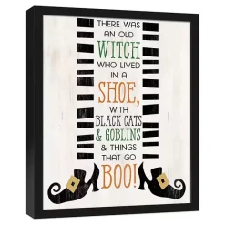 Sale Kirklands Home There Was An Old Witch Halloween Plaque Ivory