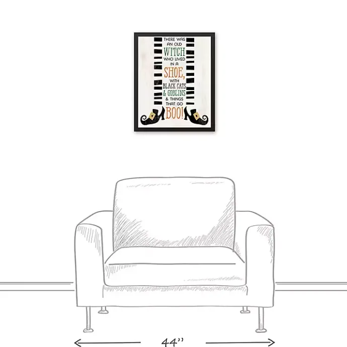 Sale Kirklands Home There Was An Old Witch Halloween Plaque Ivory