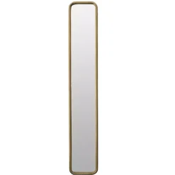 Online Kirklands Home Thin Gold Metal Wall Mirror