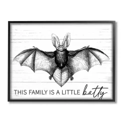 New Kirklands Home This Family is a Little Batty Wall Plaque