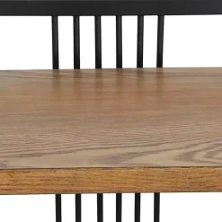 Clearance Kirklands Home 4-Tier Black Metal Frame Shelf Brown