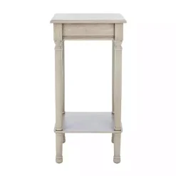 Best Kirklands Home Tilley Beige Classic Square Accent Table Tan