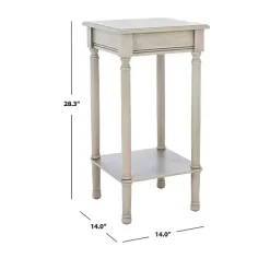 Best Kirklands Home Tilley Beige Classic Square Accent Table Tan