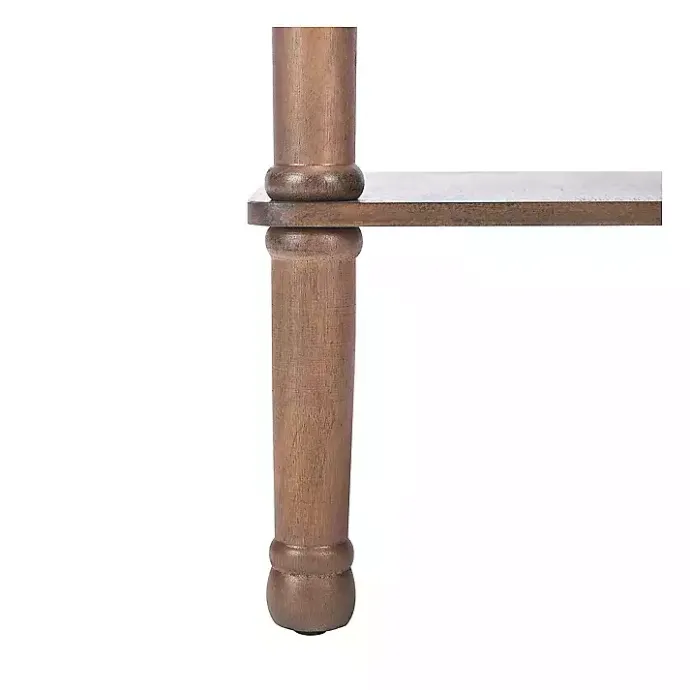 New Kirklands Home Tilley Classic Square Accent Table Brown