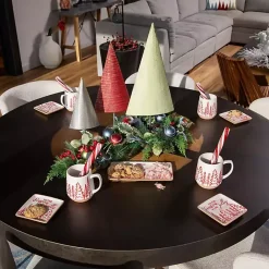 New Kirklands Home Tis the Season Christmas Snack Plates, Set of 4