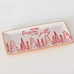 Hot Kirklands Home Tis the Season Christmas Serving Platter