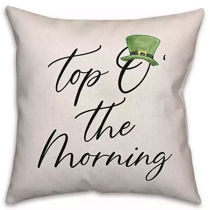 Sale Kirklands Home Top O' the Morning Pillow
