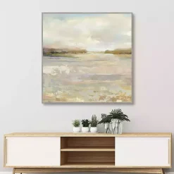 Hot Kirklands Home Tranquil Terrain Framed Canvas Print, 35x35 in.