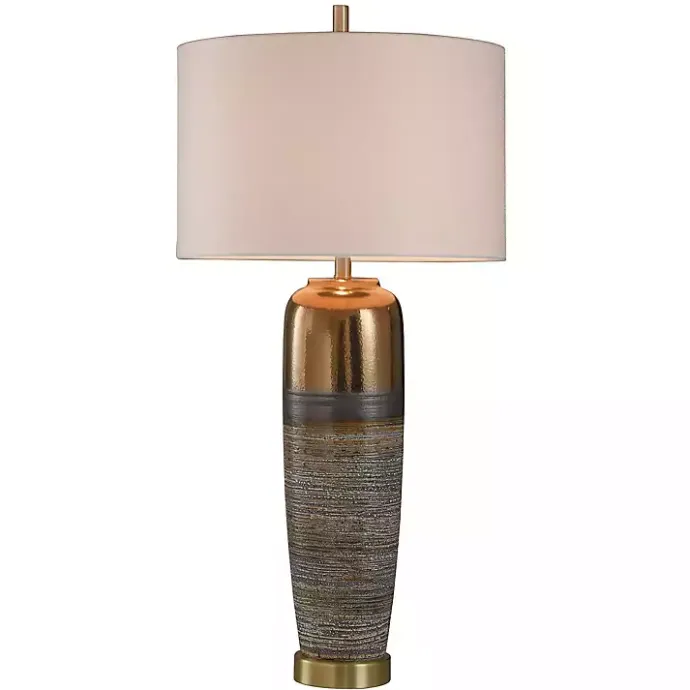 Clearance Kirklands Home Transitional Ceramic & Metal Table Lamp White