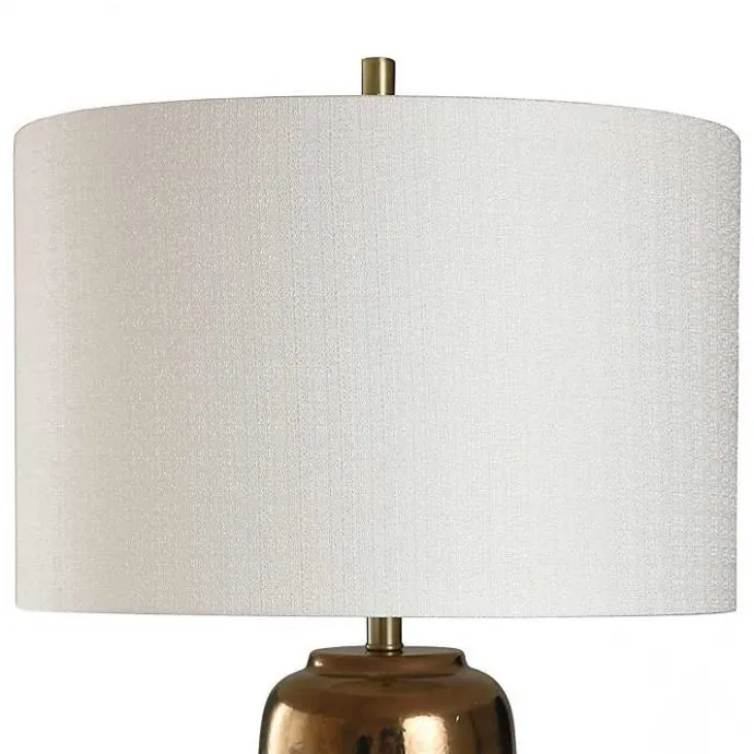 Clearance Kirklands Home Transitional Ceramic & Metal Table Lamp White