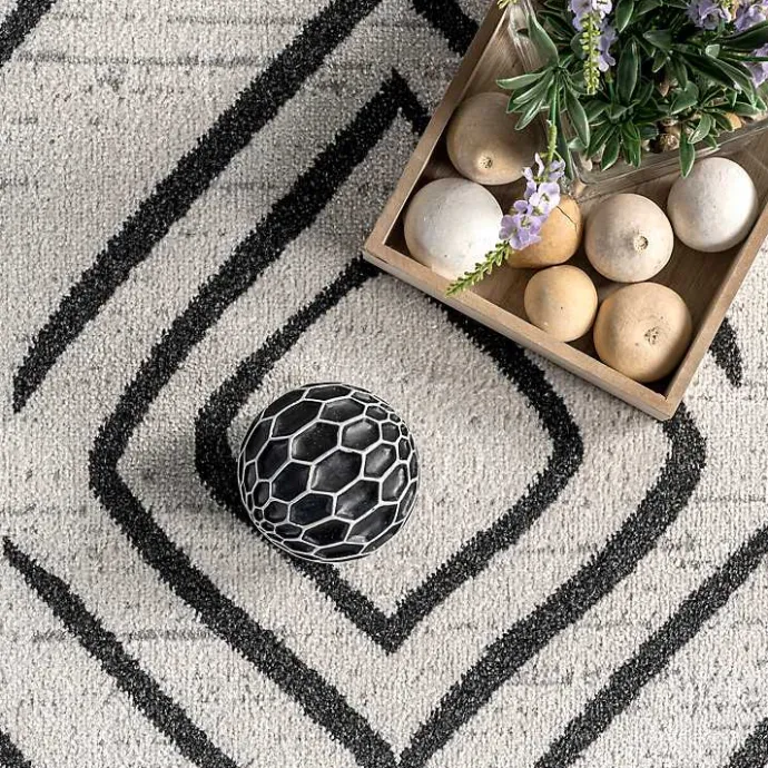 Outlet Kirklands Home Transitional Moroccan Washable Runner