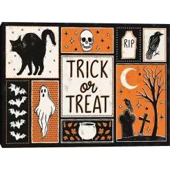 Sale Kirklands Home Trick or Treat Collage Canvas Art Print