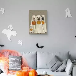 Sale Kirklands Home Trick or Treat Dogs Canvas Art Print