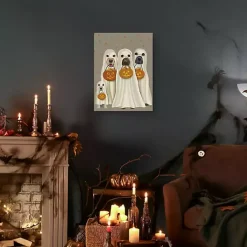 Sale Kirklands Home Trick or Treat Dogs Canvas Art Print