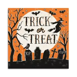 Hot Kirklands Home Trick or Treat Graveyard Canvas Art Print