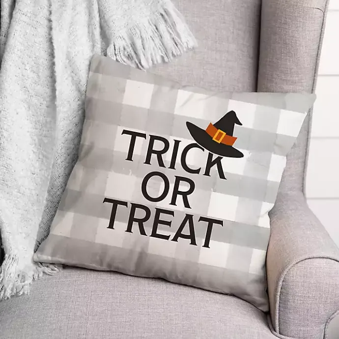 Online Kirklands Home Trick or Treat Hat Pillow