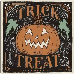 Best Kirklands Home Trick or Treat Jack O' Lantern Canvas Art Print