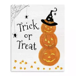 Outlet Kirklands Home Trick or Treat Jack O' Lanterns Canvas Art Print