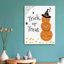 Outlet Kirklands Home Trick or Treat Jack O' Lanterns Canvas Art Print