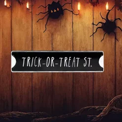 Best Kirklands Home Trick or Treat Street Wall Plaque