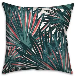 New Kirklands Home Tropical Leaves Outdoor Pillow