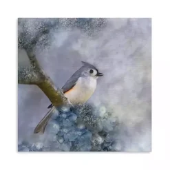 Best Kirklands Home Tufted Titmouse Bird Canvas Art Print